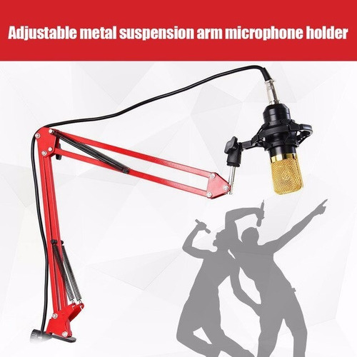 Soporte Para Micrófono Brazo Estudio Condenser Profesional