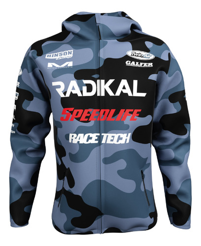 Campera Rompeviento Radikal Racing Moto Casual Urbano