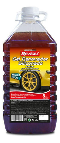 Gel Renovador Siliconado Ambar X 5litros Kit Uso Profesional