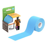 Kinesio Taping Bandagem Elastica Adesiva Azul Tmax 5cm X 5m