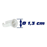 Anel Plástico Para Micropigmentação - Nº 02 Com 50 Unid.