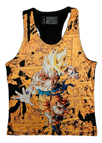 Camiseta Olímpica Gym Goku Vegeta Dragon Ball Varios Diseños
