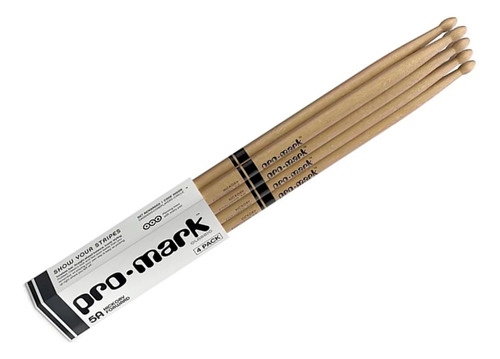 Kit 4 Par Baqueta 5a Pro Mark Classic American Hickory Tx5aw