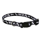 Coastal Pet Collares Para Perro Styles Huesos Negro Correa M