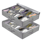 Organizador Zapatos Zapatero Bajo Cama Plegable Zapatillas