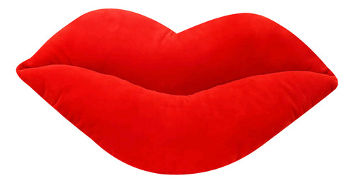 Almohada De Peluche Con Forma De U Lips, Sexy, Labios Rojos,