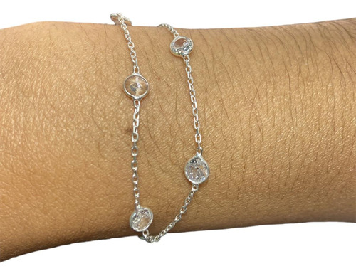 Pulsera De Plata 925 Multi Hilos Ajustable