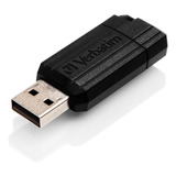 Memoria Usb Pendrive 64 Gb Verbatim Retractil Pinstripe 2.0