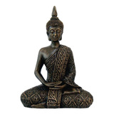 Buda Hindu Tailandês Tibetano Sidarta Ouro Envelhecido.