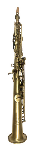 Saxofon Soprano Fanpro Sxsrvin Recto Vintage Con Estuche