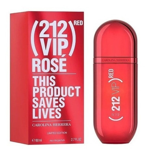 Perfume 212 Vip Rose Red Limited Edition Mujer Edp 80 Ml
