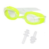 Lentes Natación Ajustable + Tapón Oídos + Estuche Protector