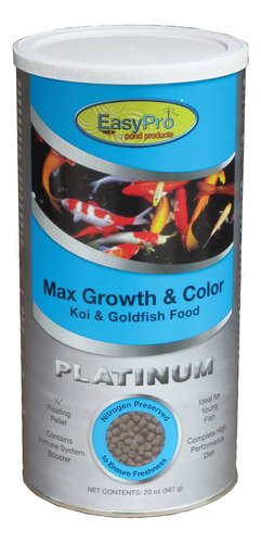 Easypro Pg1 Platinum Koi & Goldfish Food  Maximo Crecimient