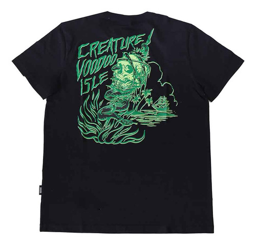 Camiseta Creature Voodoo Isle - Preto