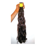 Cabelo Humano Castanho Médio Virgem 70 A 75cm 250 Gramas