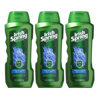 Gel De Baño Irish Spring Moisture Blast, 532 Ml, Paquete De
