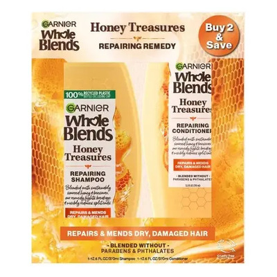 Garnier Whole Blends Honey Treasures Shampo Y Acondicionador | Envío gratis