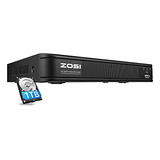Dvr Zosi H.265+ 5mp Lite 8ch 1tb Hd - Vigilancia 1080p Full