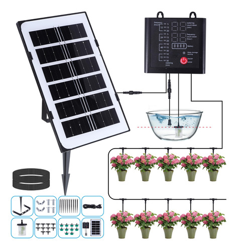 Sistema De Riego Automatico Solar Por Goteo, Solar/tipo C, D