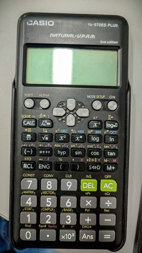 Calculadora Cientifica Casio Fx-570esplus-2 Color Negro