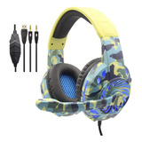 Fone De Ouvido Headset Gamer G305 Camuflado Militar