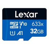 Tarjeta De Memoria Lexar 633x Microsdxc Uhs-i Class 10 32gb