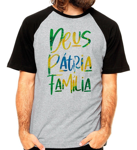 Camiseta Deus Pátria Familia Bolsonaro Brasil Eleições