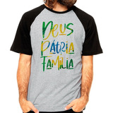  Camiseta Deus Pátria Familia Bolsonaro Brasil Eleições