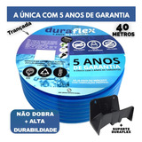 Mangueira Azul Chata 40m. + Suporte Duraflex