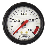 Manometro Presion De Turbo Blanco Orlan Rober 412 H 12