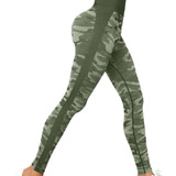 Shein Calza Camuflada Verde Original Importada