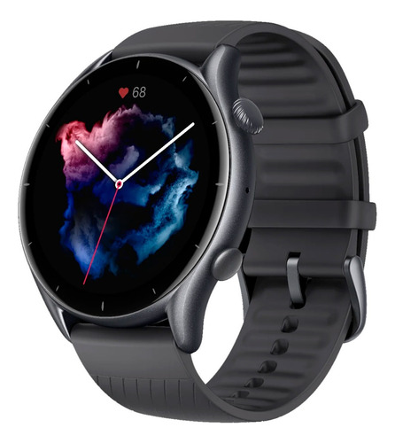 Reloj Inteligente Amazfit Gtr 3 Smartwatch 1.39´´ Gps Color De La Caja Thunder Black Color De La Malla Thunder Black