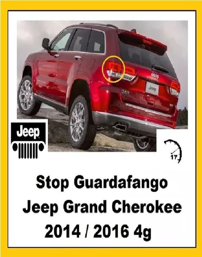 Stop Guardafango De Jeep Grand Cherokee  2014 2015 2016 4g Foto 2