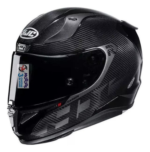 Jm Casco Integral Hjc Rpha 11 Negro Carbono Mc5 