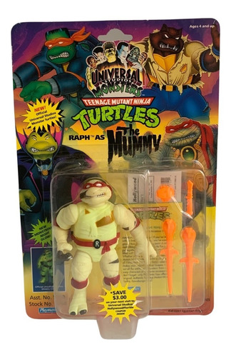 Tortugas Ninja Vintage Rafa Tmnt Universal Monsters 1993