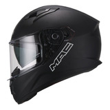 Casco Integral Mac Speed 2.0 Solid Doble Visor Moto Delta