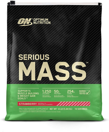 Proteina On Serious Mass 12 Lbs Envio Todos Los Sabores!