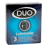 Condones Duo Lubricado 3 Unidades