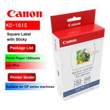 Papel Fotográfico Kc-18is Para Impresora Canon Selphy Cp1300