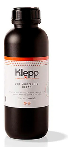 Klepp Resina 3d Modelling 1000ml Lcd Clear Transparente