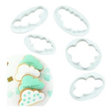 Set Cortadores Para Fondant Galletas Nubes