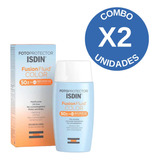 Combo X2 Isdin Fotoprotector Spf50+ Fusion Fluid Color 50 Ml