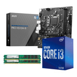 Kit Intel Core I3 10100 10ªger Com Vídeo Integrado 16gb Ddr4