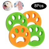 Removedor De Pelo Mascota Atrapa Pelusa Lavadora Bolas 8 Pcs