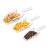 Set 3 Palas Acrílicas Para Hielo Arroz Granos Cereales