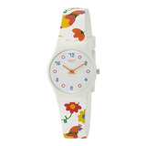 Swatch Polletto Blanco Dial Señoras Multicolores Reloj De Im