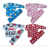 Conjunto Pijama Soft Bebe Infantil Inverno Menino E Menina