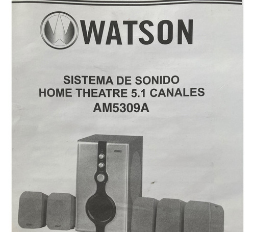 Sistema De Sonido Home Theatre Watson Am5309a