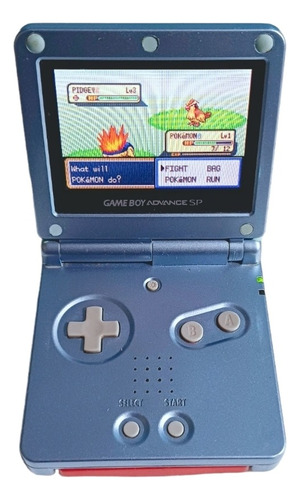 Game Boy Advance Sp Pearl Blue Con Cargador