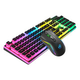 Keyboard Suit Caps Gaming Cable Inalámbrico Pudding Mouse Ke